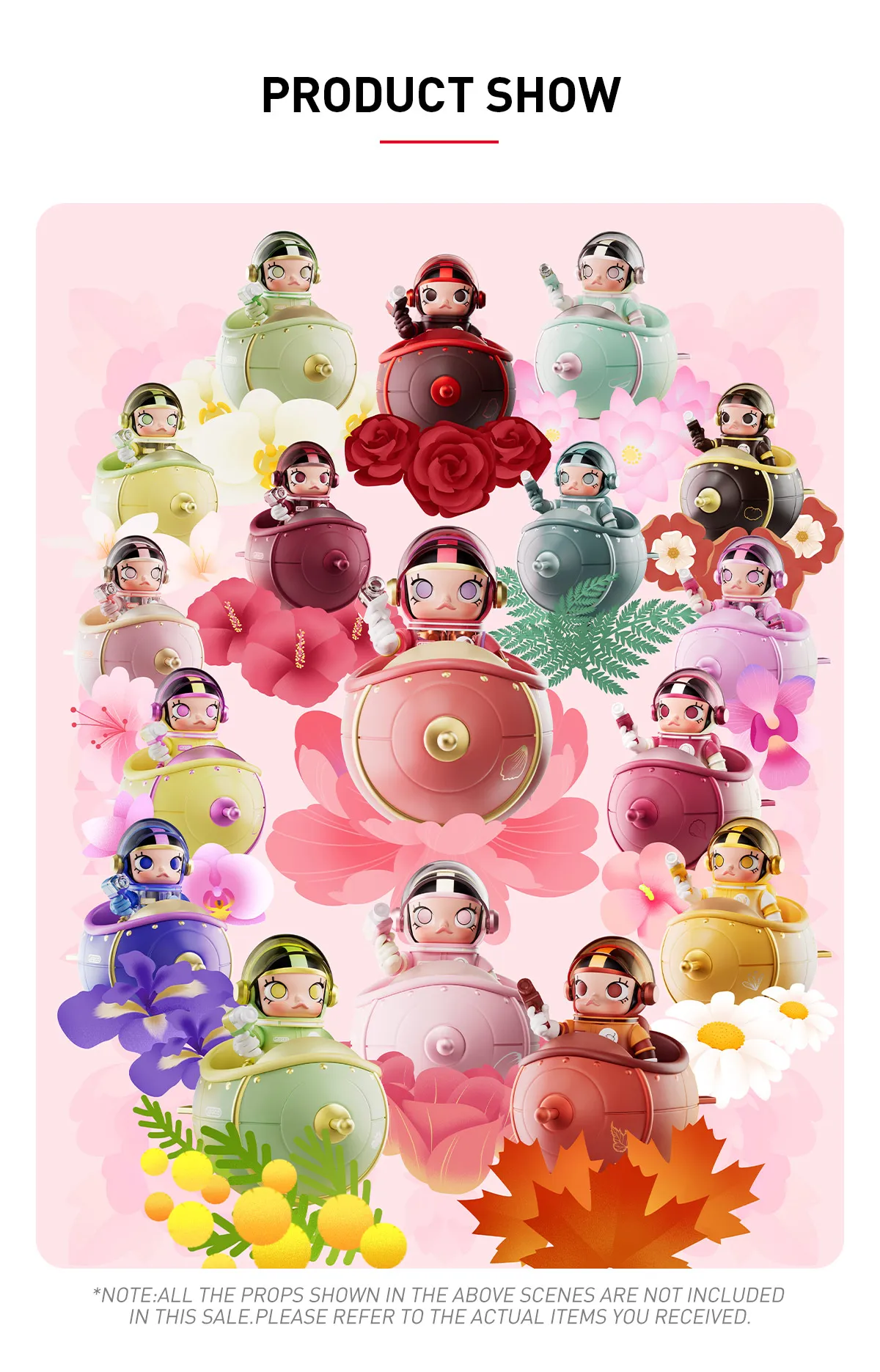 Figurine Pop Mart Mega Space Molly 100% Blooming - Édition Limitée
