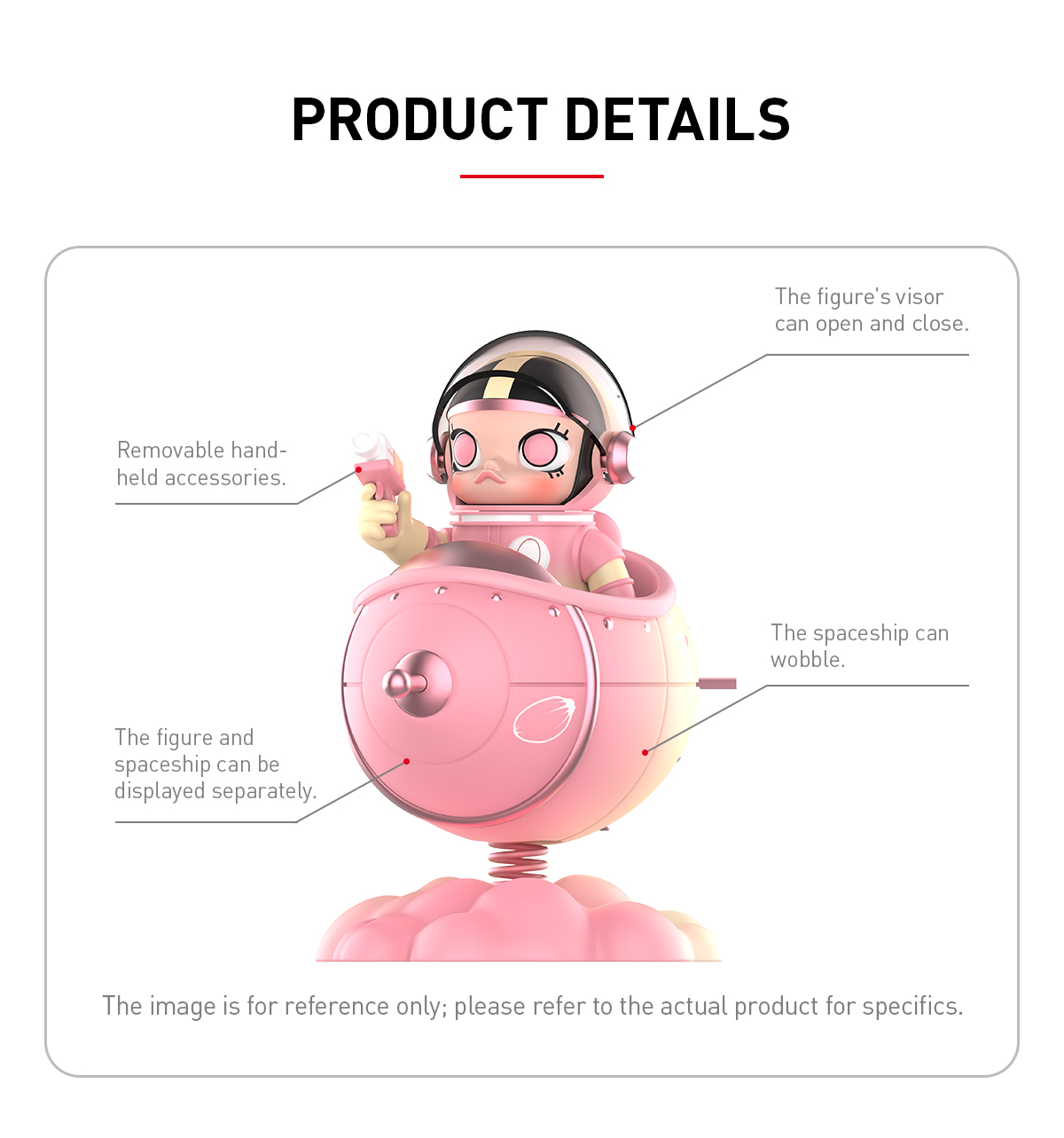 MEGA SPACE MOLLY 100% Blooming-Tulip - POP MART (Japan)