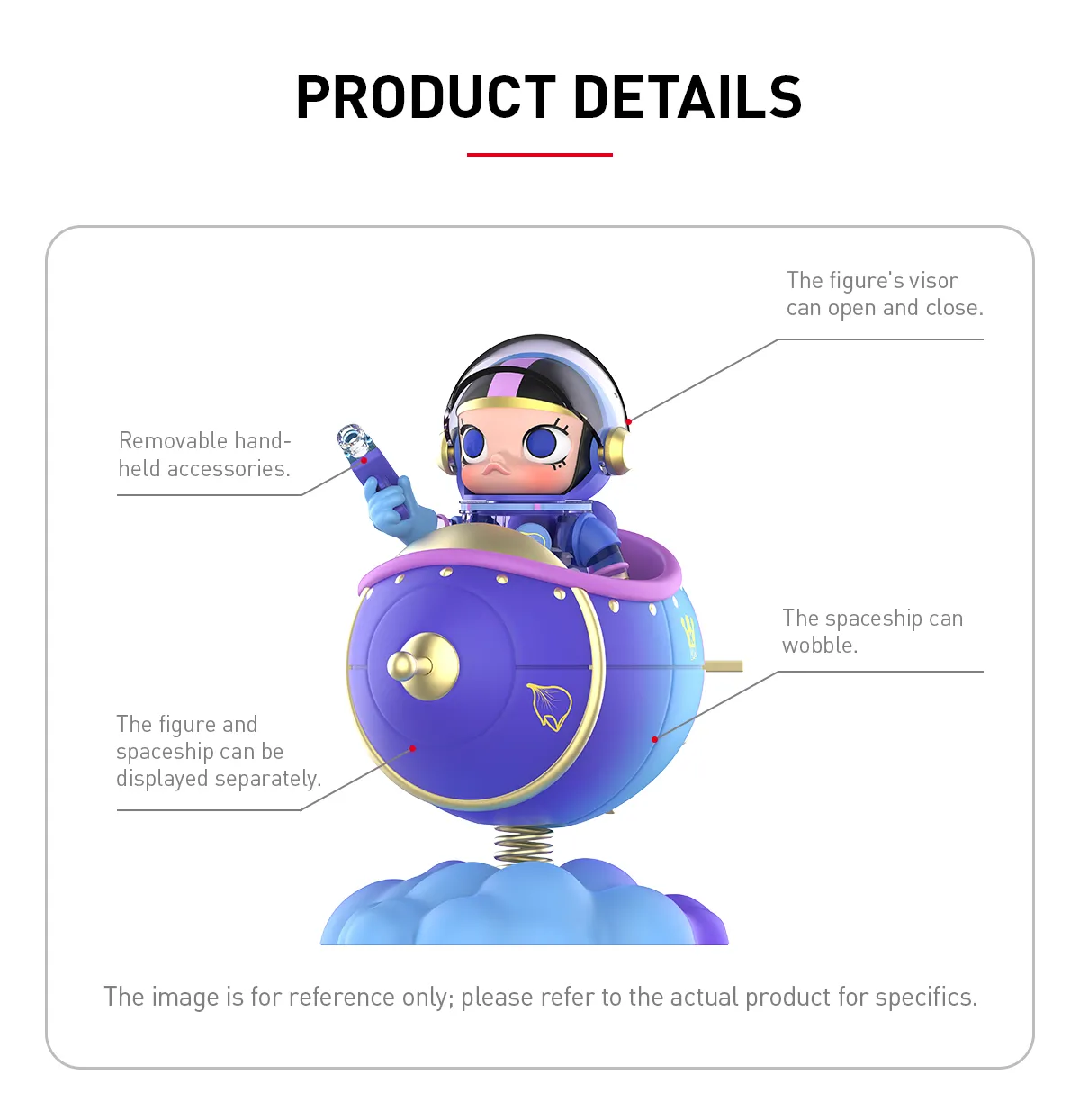 Figurine PopMart Mega Space Molly Blooming Series - Mugunghwa - Exclusivité Corée