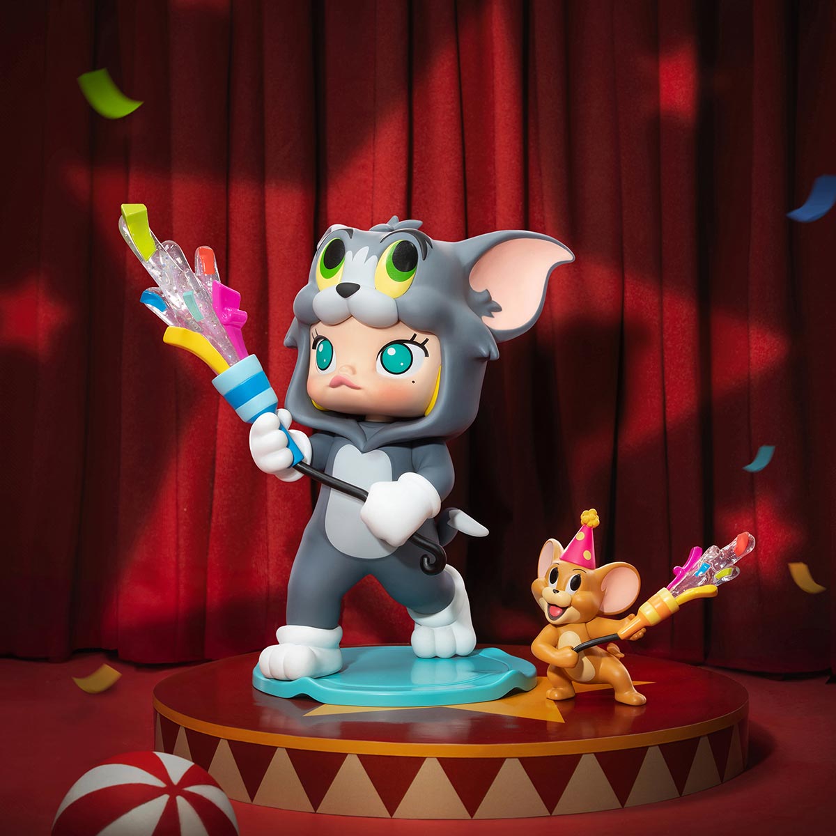 MOLLY × トムとジェリー ビッグサイズ MOLLY × TOM & JERRY Figurine - POP MART (Japan)