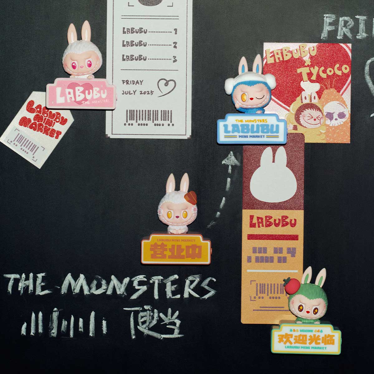 THE MONSTERS Wacky Mart Series-Fridge Magnet Blind Box - POP