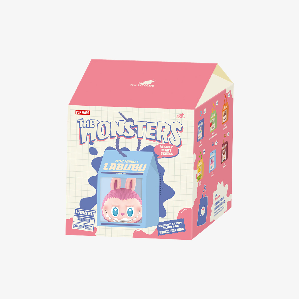 THE MONSTERS Wacky Mart シリーズ ぷにぷにチャーム THE MONSTERS Wacky Mart Series-Pinch Pendant Blind Box - POP