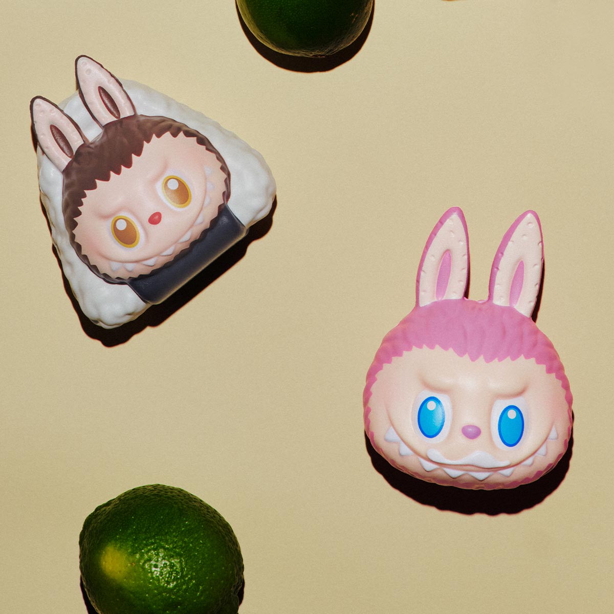 the monsters ぷにぷにチャーム　ソーセージ　おにぎり THE MONSTERS Wacky Mart Series-Pinch Pendant Blind Box - POP