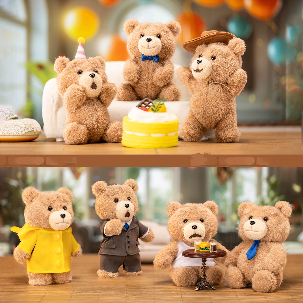 Ted2 Teddy Bear Action Plush Pendant - POP MART (Italy)