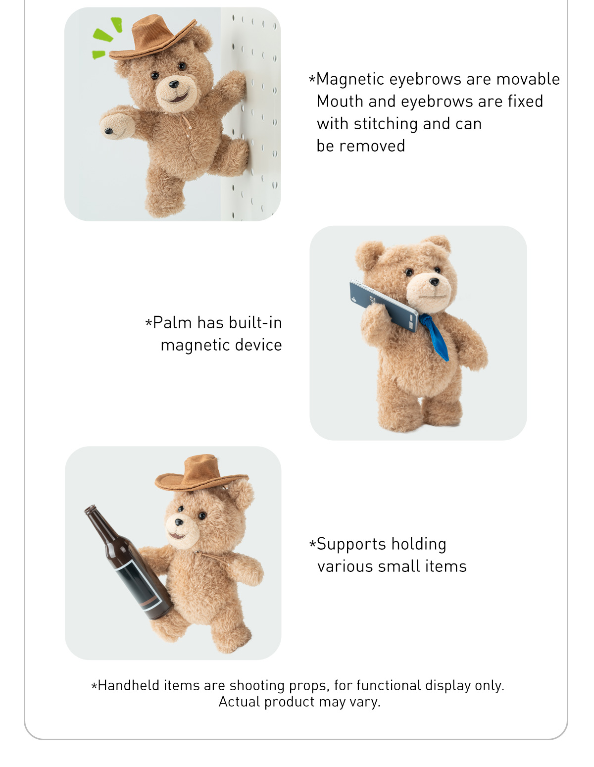 Ted2 Teddy Bear Action Plush Pendant - POP MART (Japan)