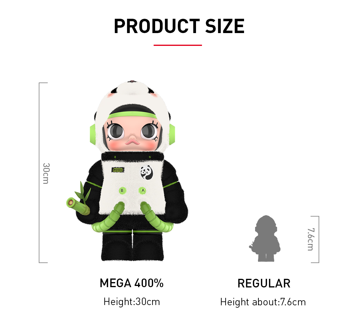 MEGA SPACE MOLLY 400% PANDA - POP MART (Japan)