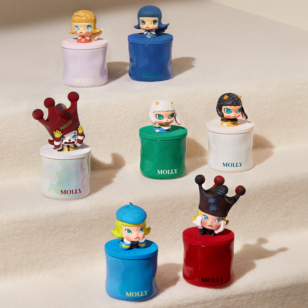 MOLLY Anniversary Statues Classical Retro 2 Series-Scented Candle