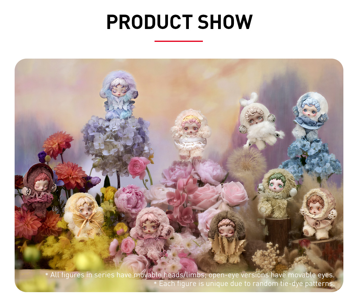 ぬいぐるみ POPMART SKULLPANDA L'impressionnisme θSKULLPANDA L'impressionnisme Series Plush Doll - POP MART