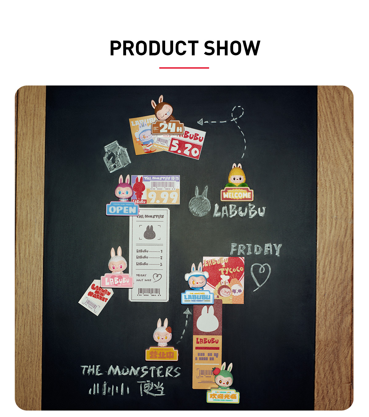 THE MONSTERS Wacky Mart Series-Fridge Magnet Blind Box - POP MART