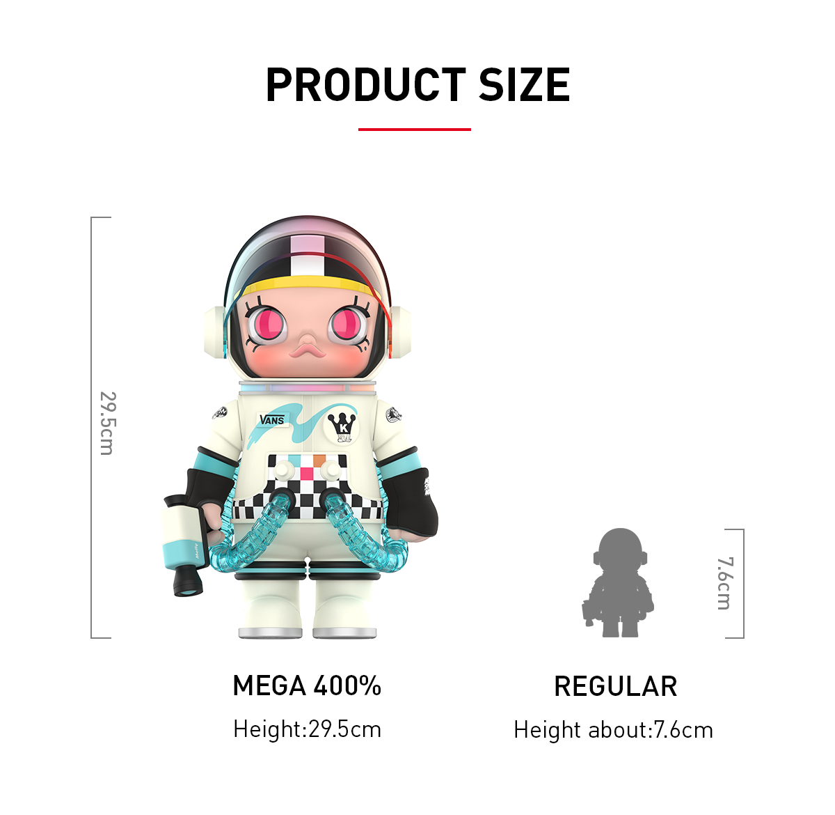 MEGA SPACE MOLLY 400% VANS - POP MART (Italy)