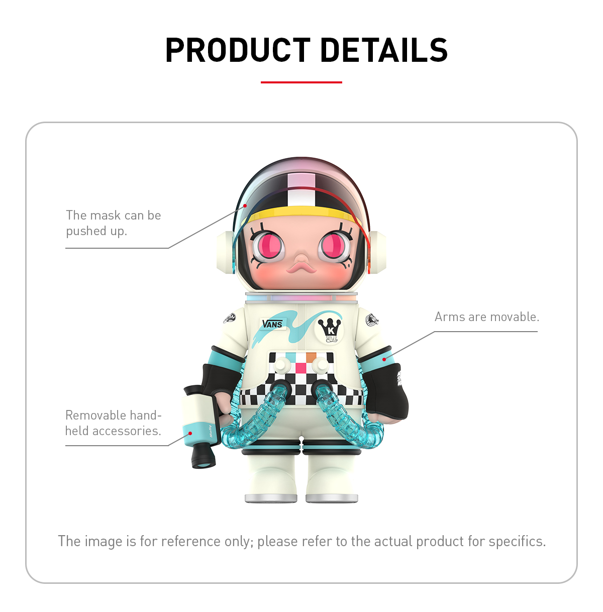 Pop Mart Mega Space Molly Vans 400% - JP