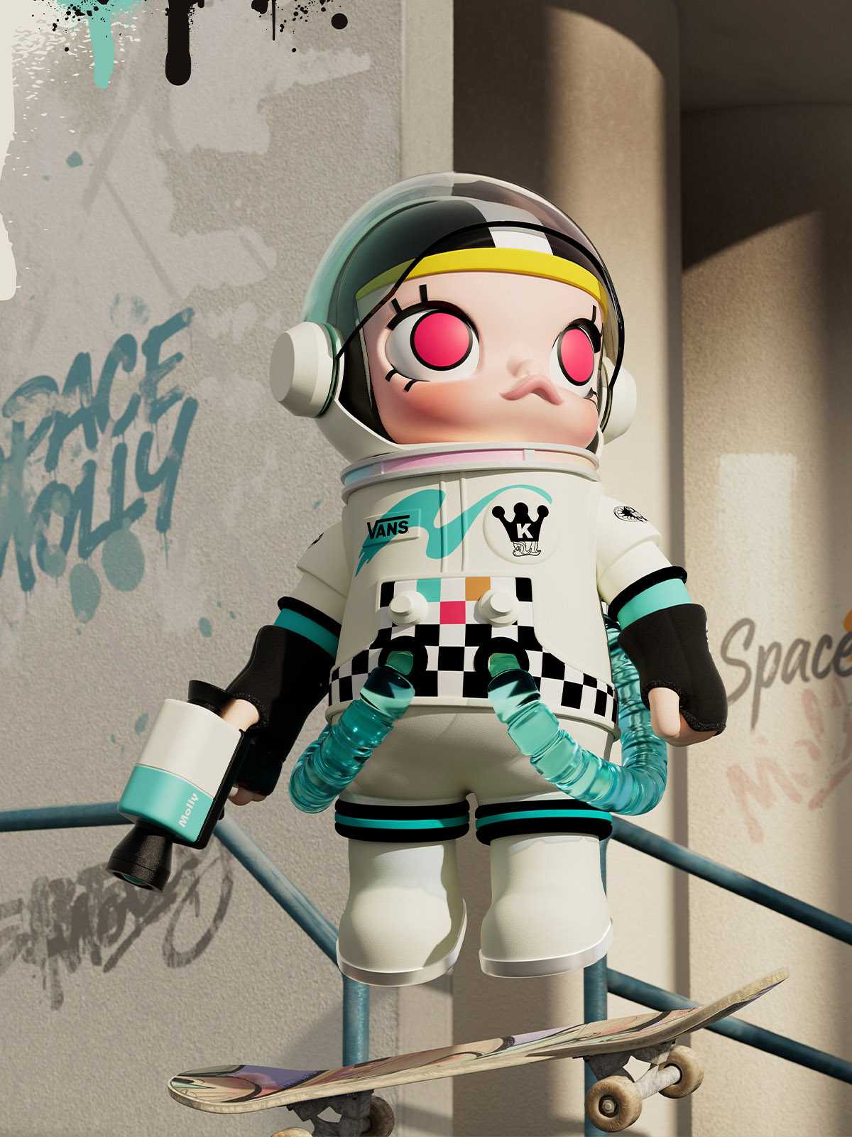 MEGA SPACE MOLLY 400% VANS - POP MART (Japan)