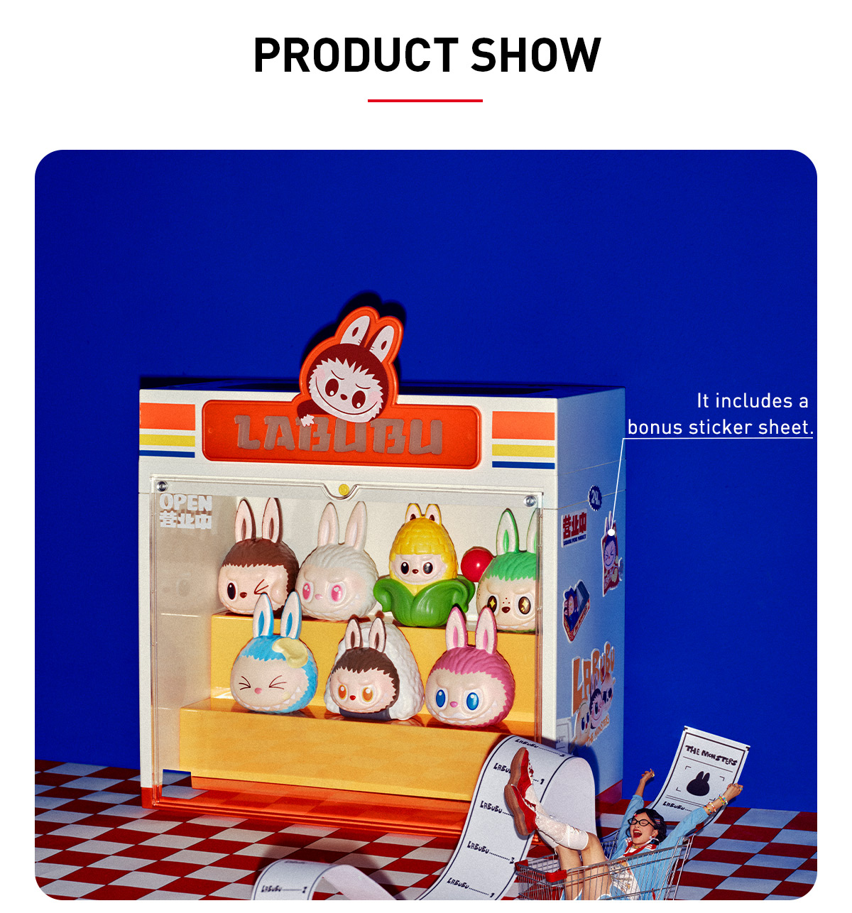 THE MONSTERS Wacky Mart Series-Display Container - POP MART