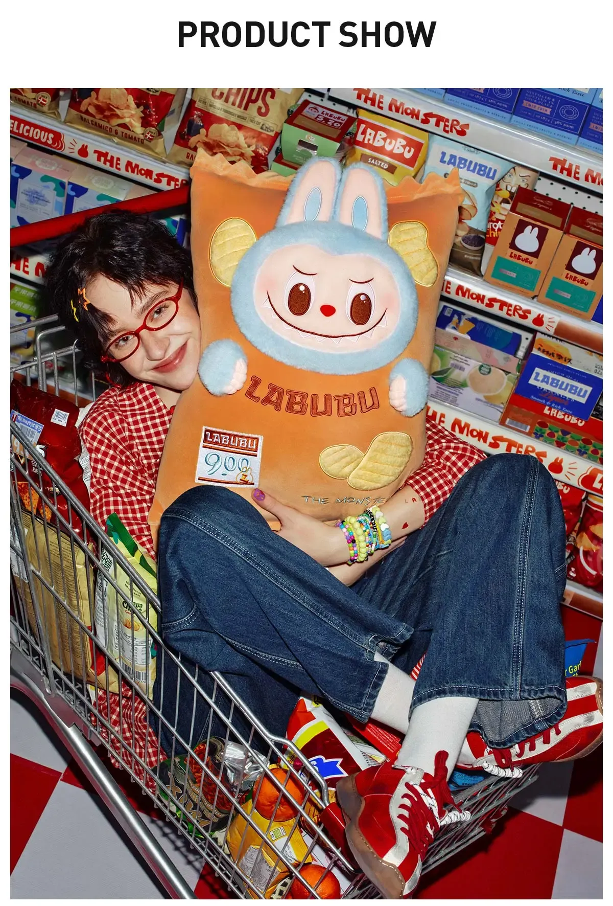 ぬいぐるみ THE MONSTERS Wacky Mart Series-Pillow pre order] THE MONSTERS Wacky Mart Series-Pillow (Chips