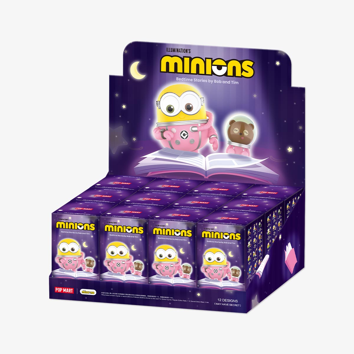 Minions Bedtime Stories by Bob and Tim Series Figures - POP MART