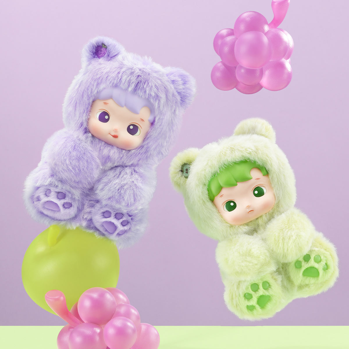 POPMART hacipupu　グミベア　シークレット Pop Mart HACIPUPU Gummy Bear Series Vinyl Latte Flavor