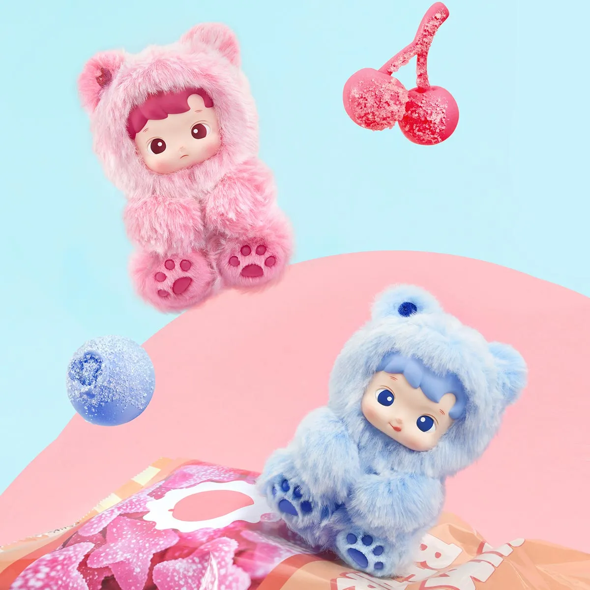 HACIPUPU Gummy Bear Series-Vinyl Plush Pendant Blind Box - POP 