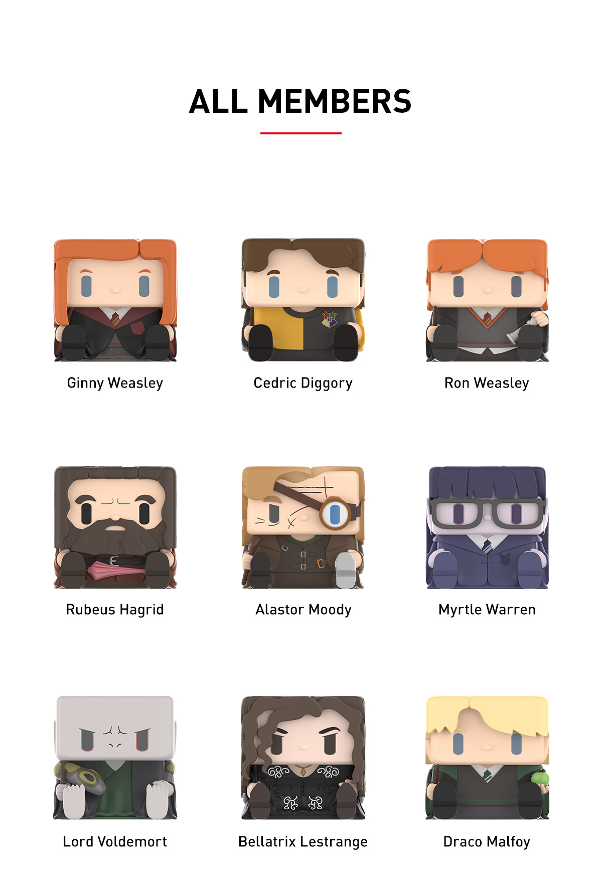Harry Potter POP CUBE-2 Series Figures - POP MART (Japan)