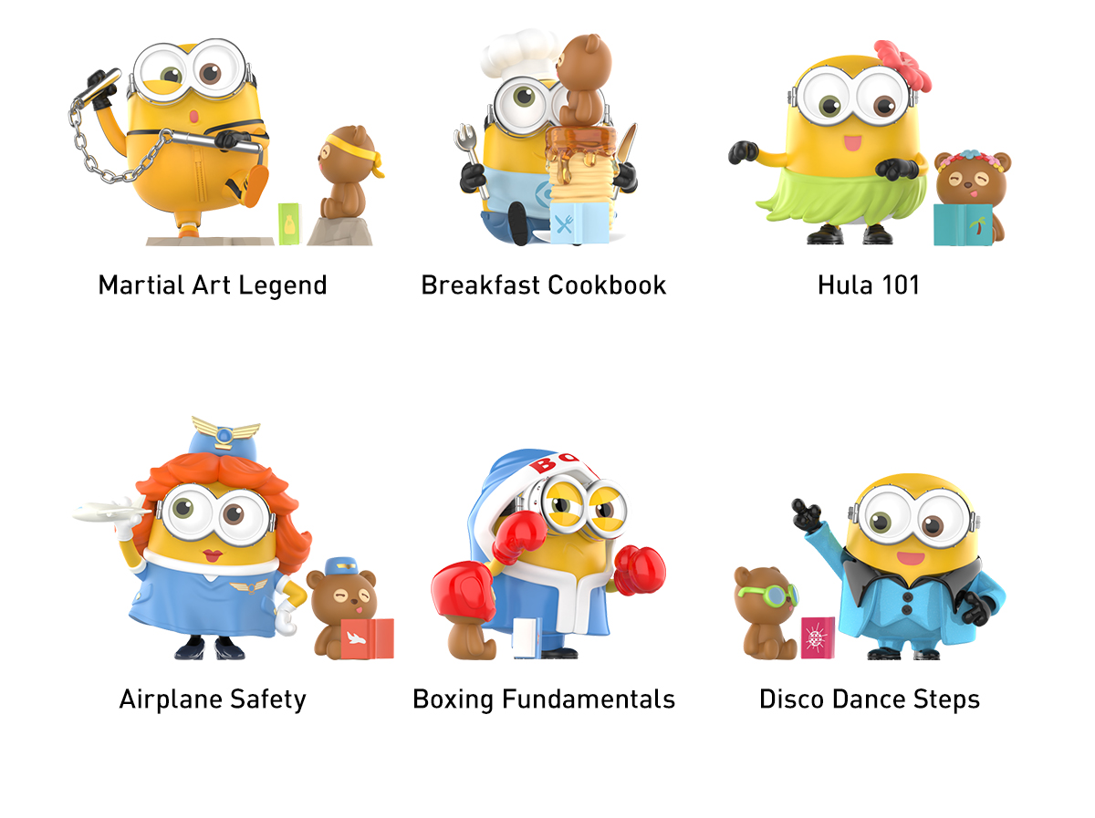 Minions Bedtime Stories by Bob and Tim Series Figures - POP MART