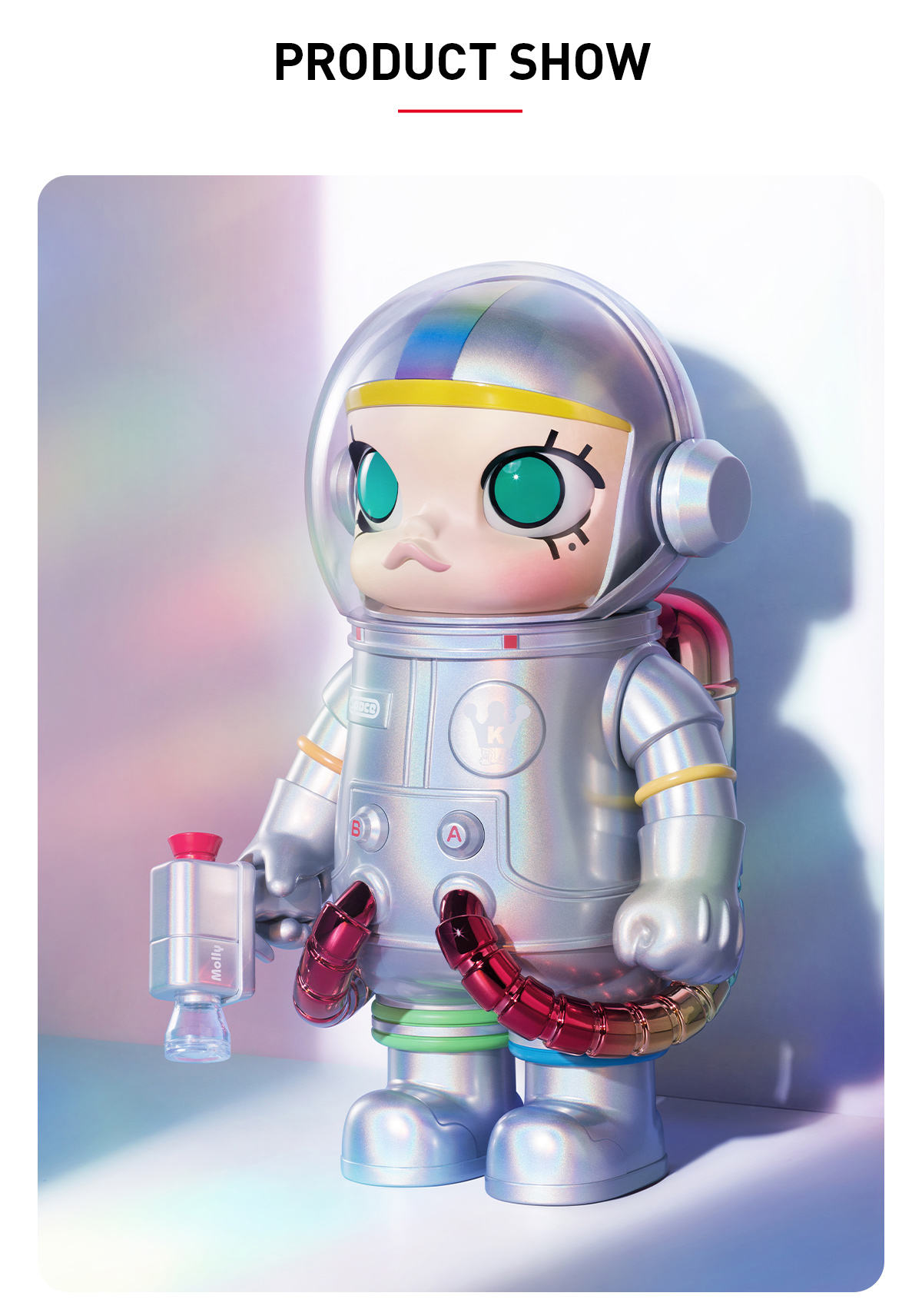 正規品★ MEGA SPACE MOLLY 400% Rainbow 2.0 MEGA SPACE MOLLY 400% Rainbow 2.0 - POP MART (Netherlands)