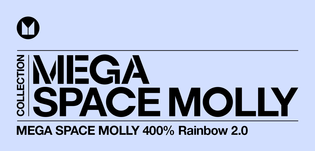 MEGA SPACE MOLLY 400% Rainbow 2.0 - POP MART (Japan)