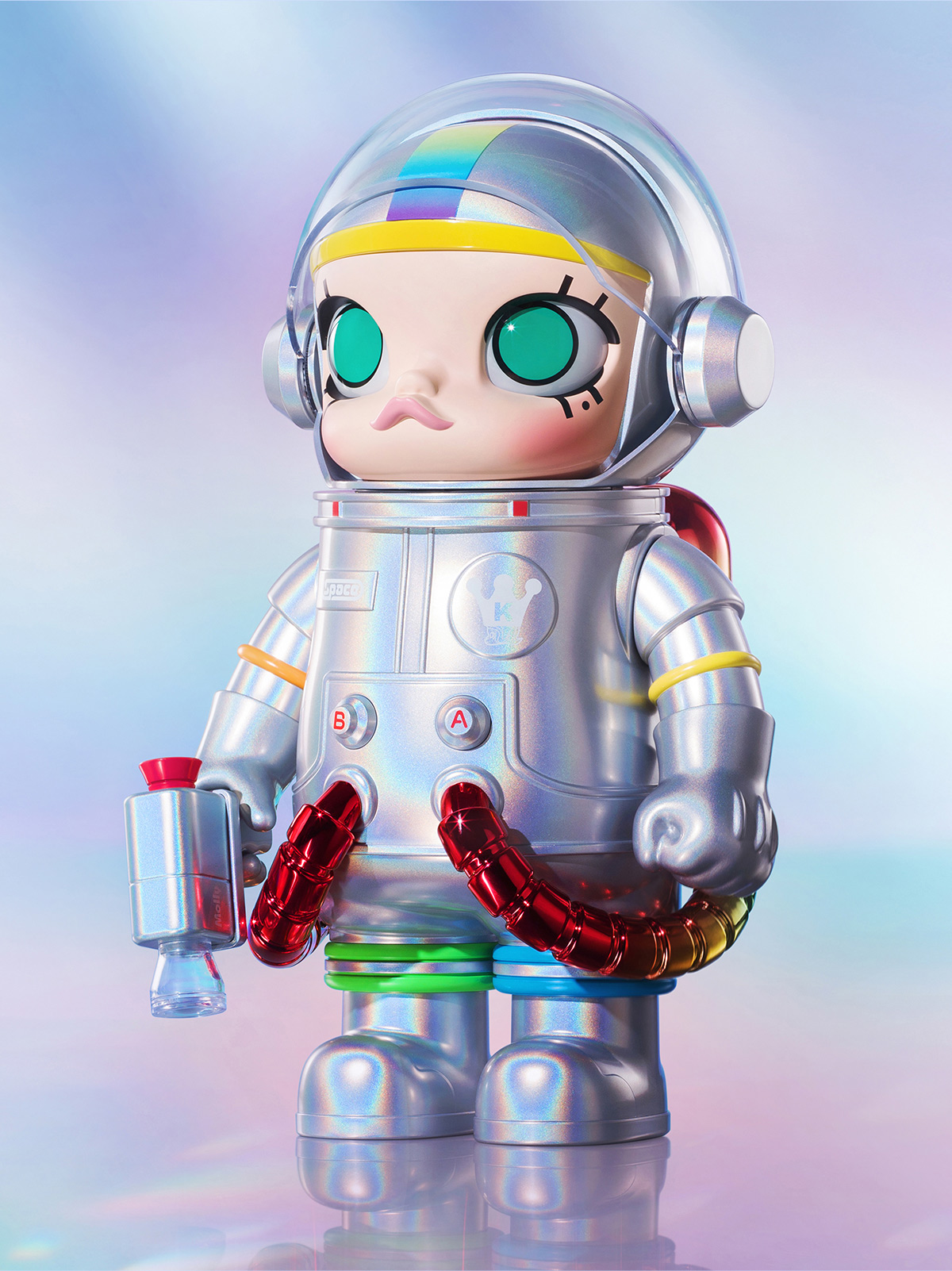 MEGA SPACE MOLLY 400% Rainbow 2.0 - POP MART (Netherlands)