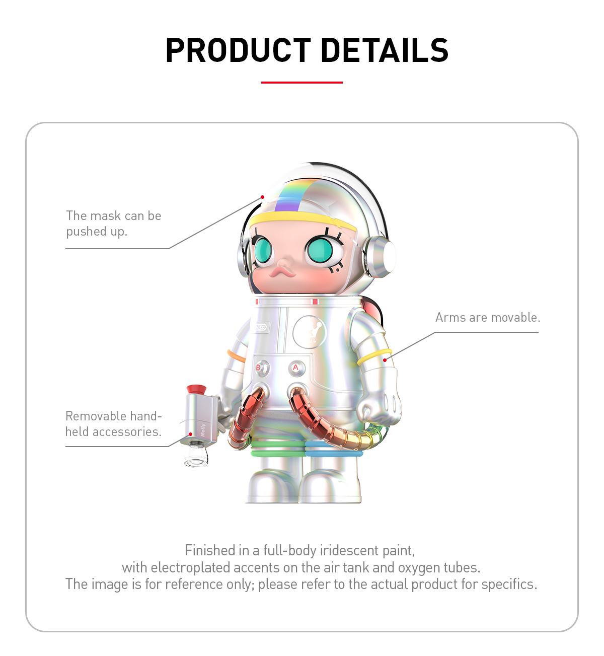 MEGA SPACE MOLLY 400% Rainbow 2.0 - POP MART (Japan)