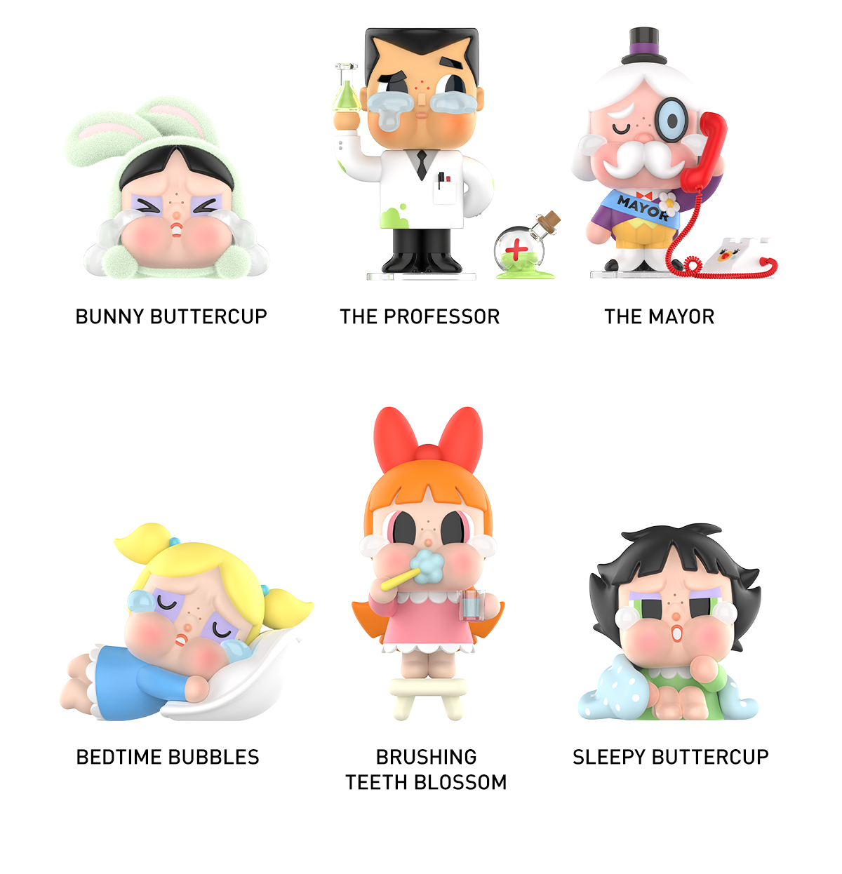 CRYBABY × Powerpuff Girls Series Figures - POP MART (Japan)