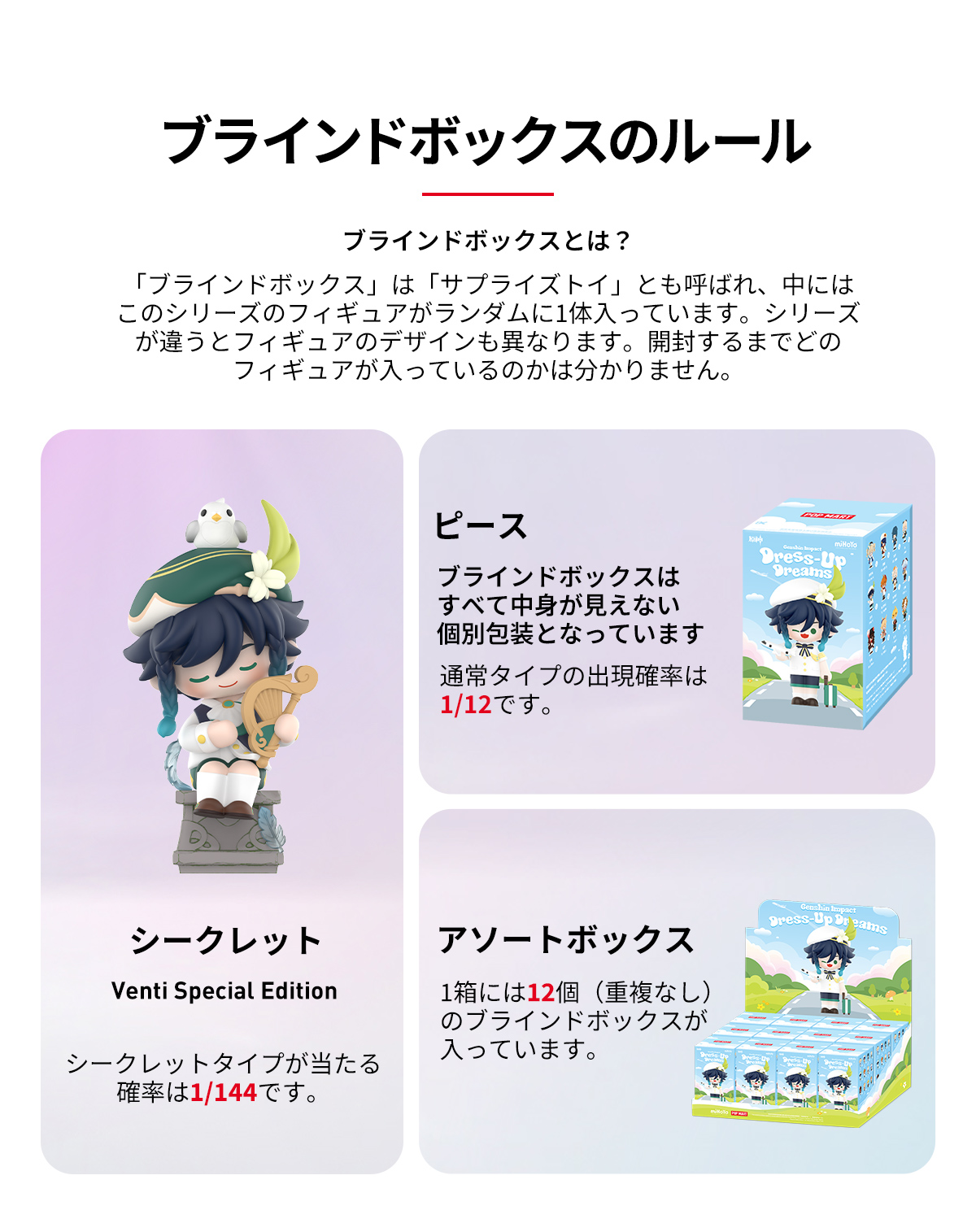 Genshin Impact Dress-Up Dreams Themed Chibi Series Figures - POP