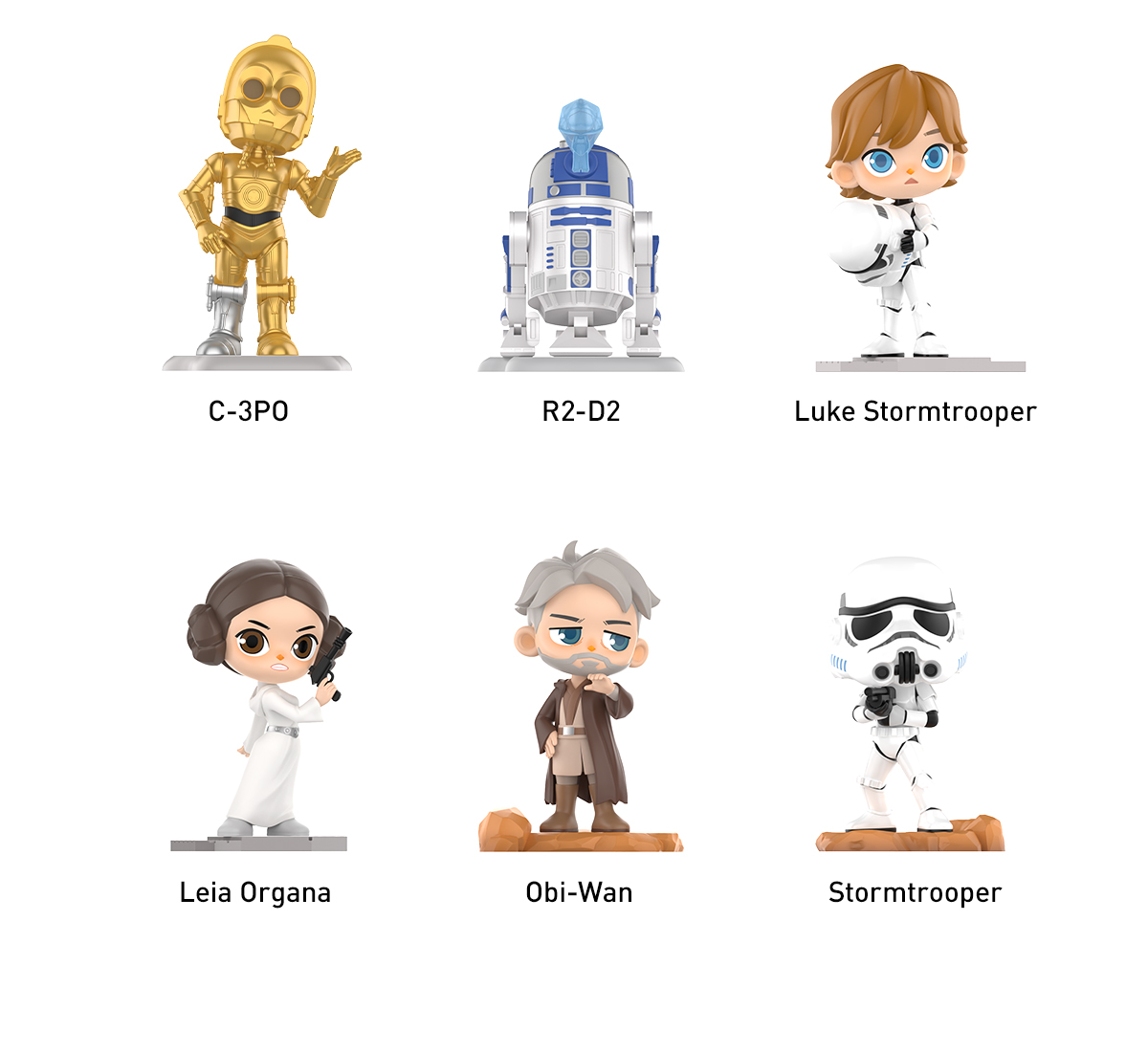 POPMART　スター・ウォーズ　4種まとめ売り Star Wars Series Figures - POP MART (Greece)
