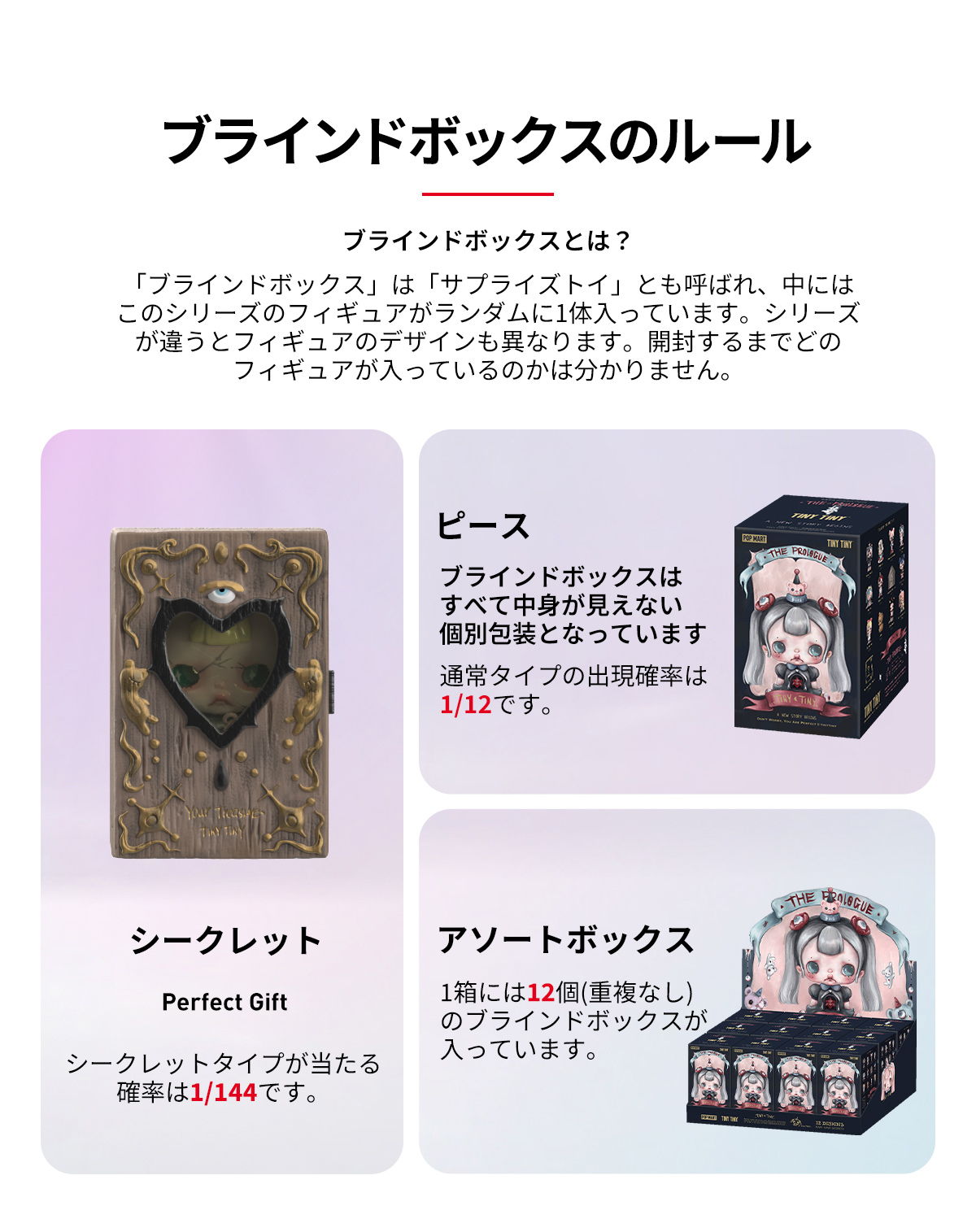 TINYTINY-PROLOGUE SERIES FIGURES - POP MART (Japan)