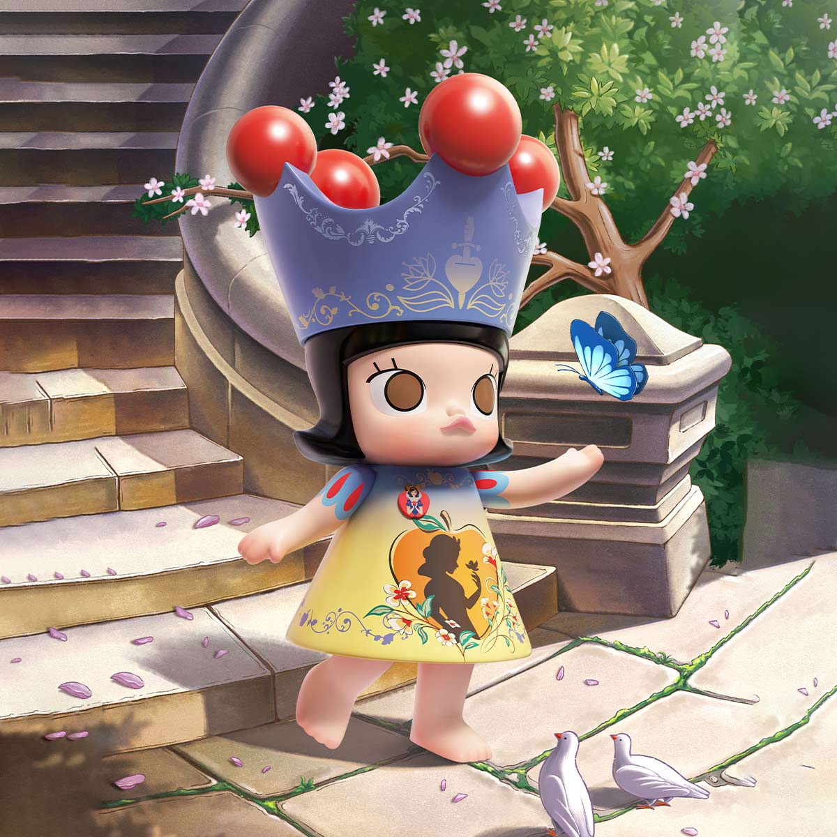 ぬいぐるみ MEGA  MOLLY 1000% snow white MEGA ROYAL MOLLY 1000% Snow White - POP MART (Japan)
