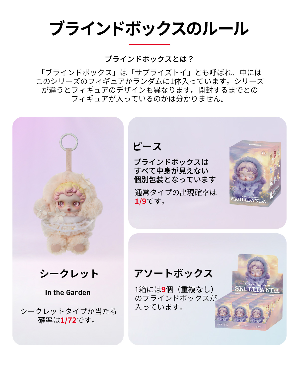 SKULLPANDA L'impressionnisme アソートボックス 楽天市場】【新品】【即納】【アソートボックス】 SKULLPANDA L