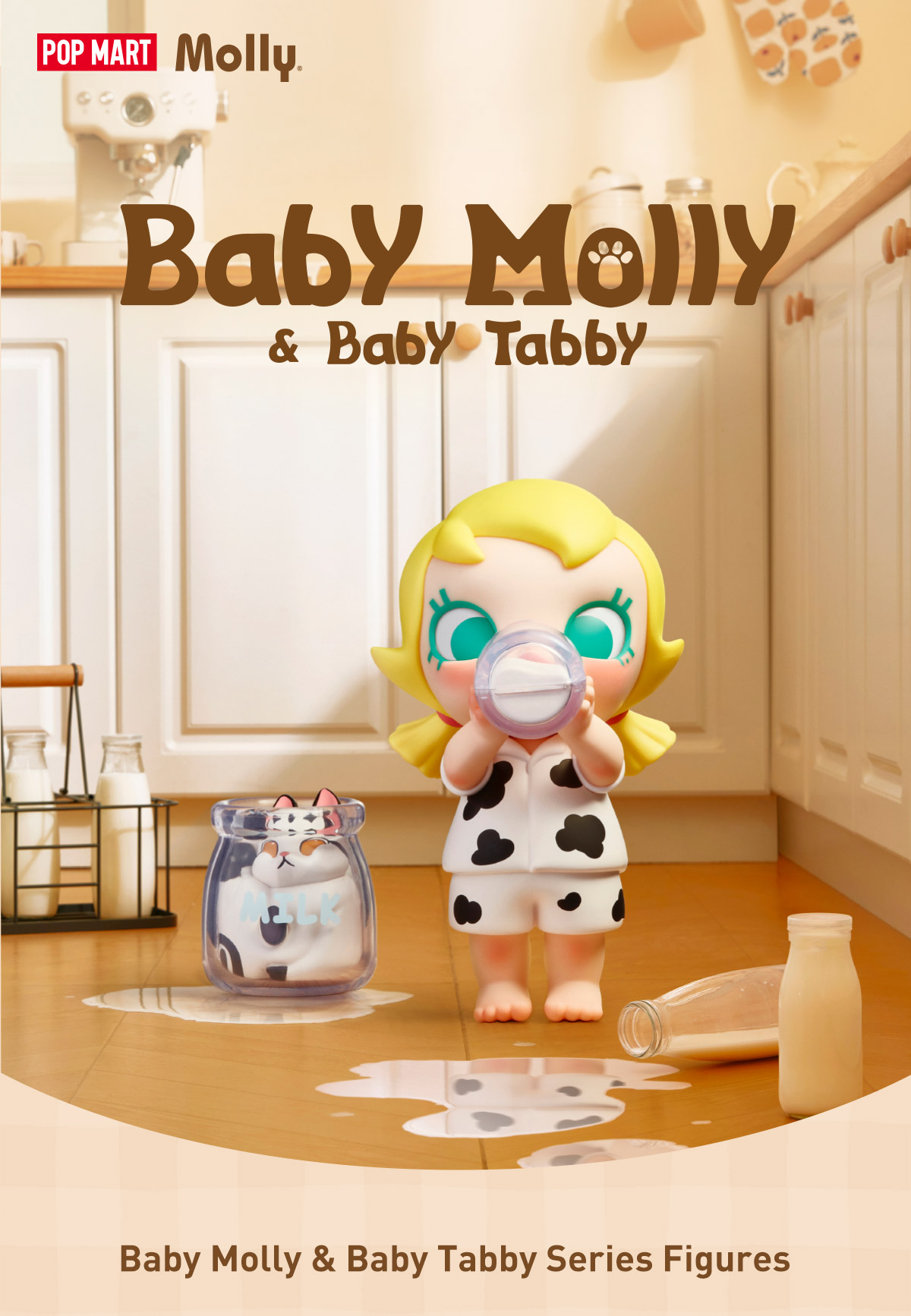 【新品】POPMART ベビーモリー & ベビータビー シリーズ フィギュア Baby Molly & Baby Tabby Series Figures - POP MART (Japan)