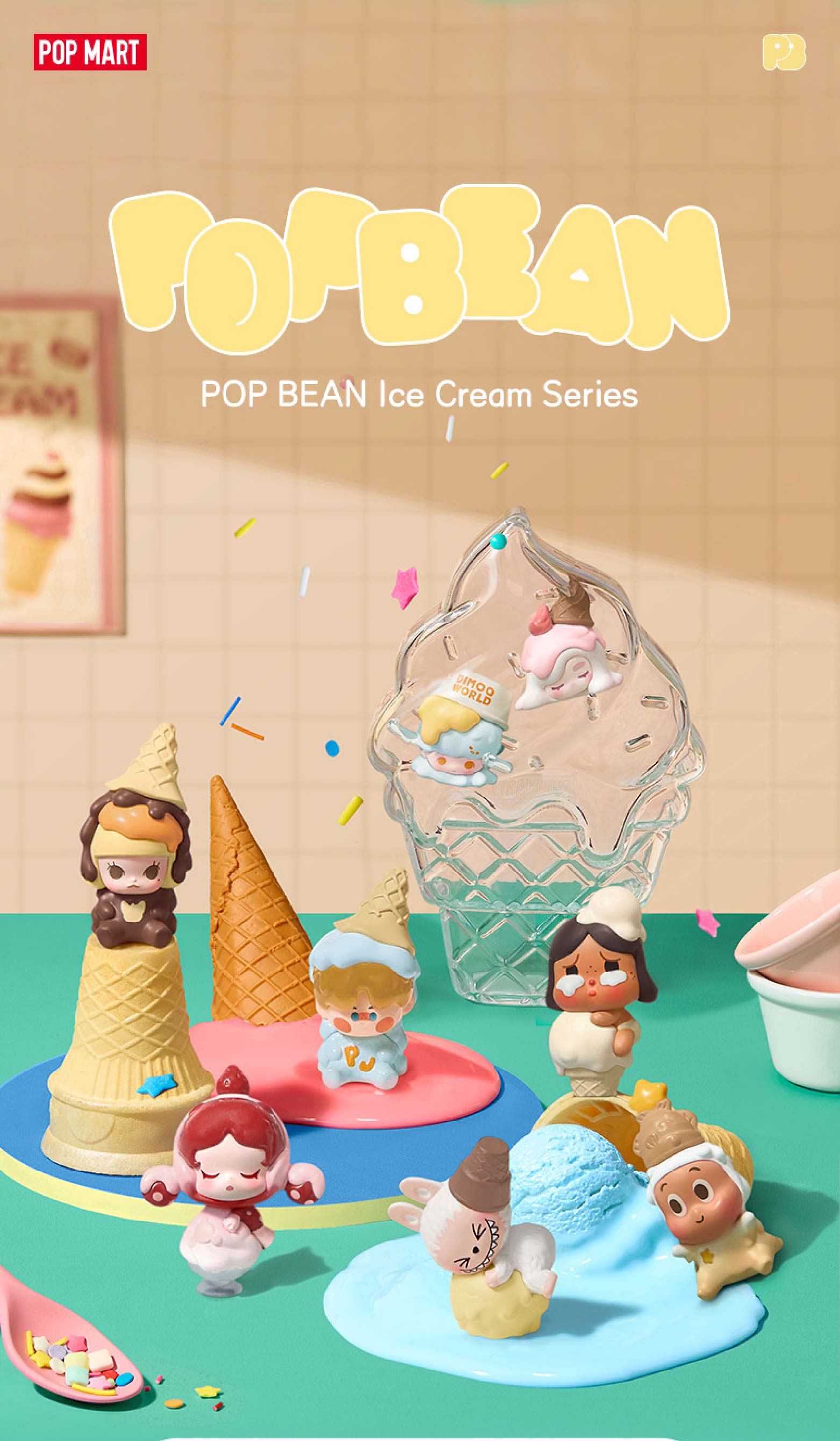 pop bean 台湾限定 Pop Mart pop bean strawberry smoothie (Taiwan exclusive) | eBay