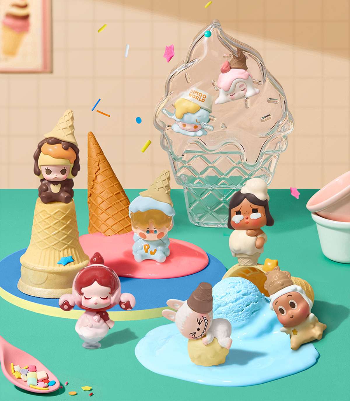 POP BEAN Ice Cream シリーズ ボックスセット POP BEAN Ice Cream Series Box Set - POP MART (Japan)