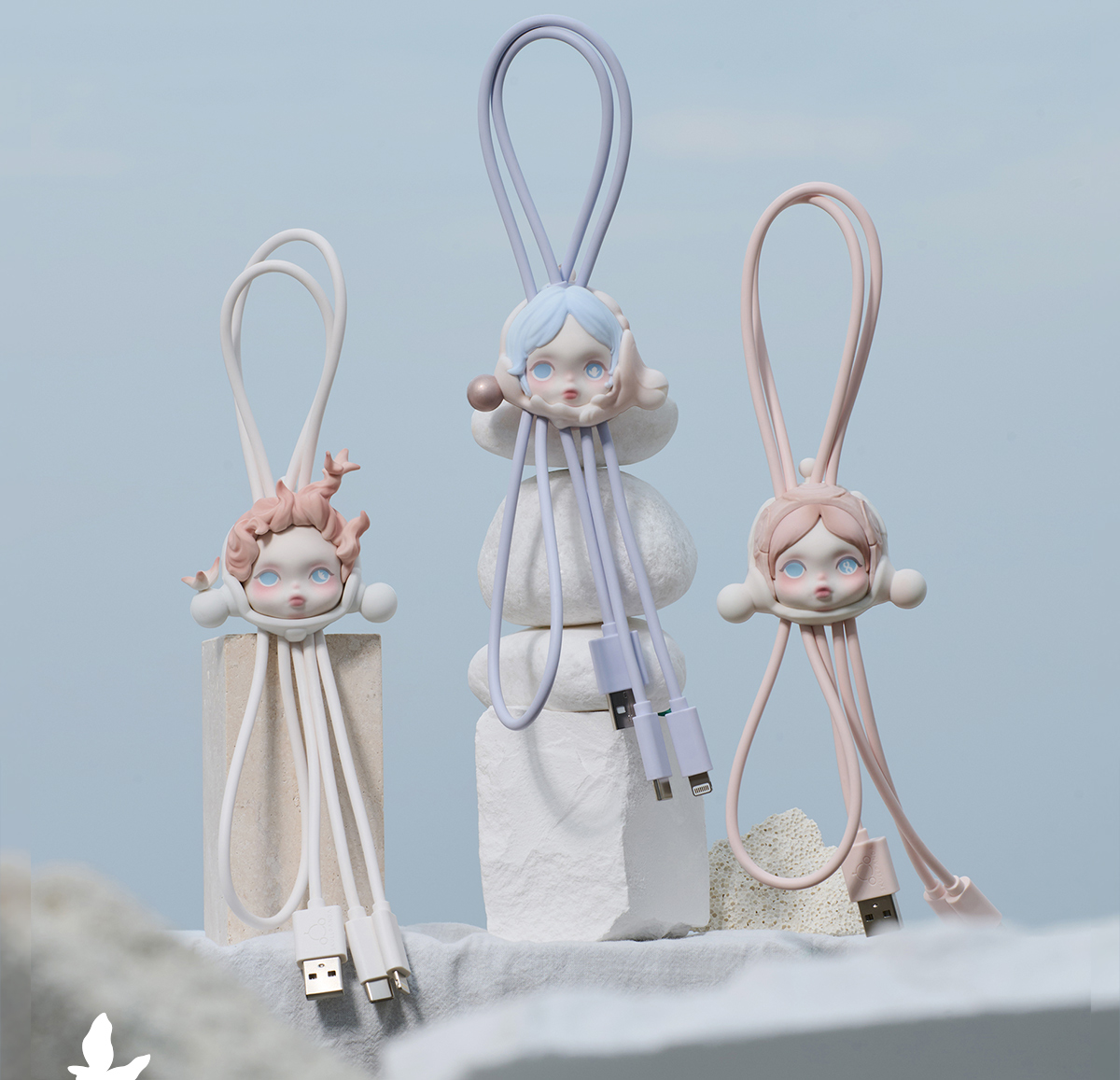 SKULLPANDA The Paradox シリーズ ケーブル　シクレット SKULLPANDA The Paradox Series Cable - POP MART (United States)