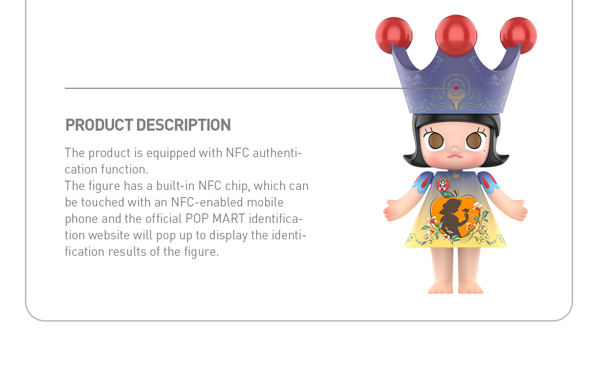 MEGA ROYAL MOLLY 1000% Snow White - POP MART (Switzerland)