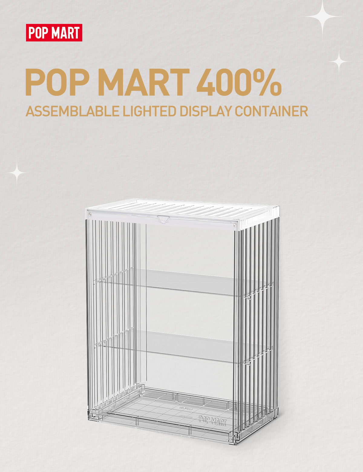POPMART ラブブ コンテナ Display Container THE MONSTERS Wacky Mart Series-Display Container - POP MART