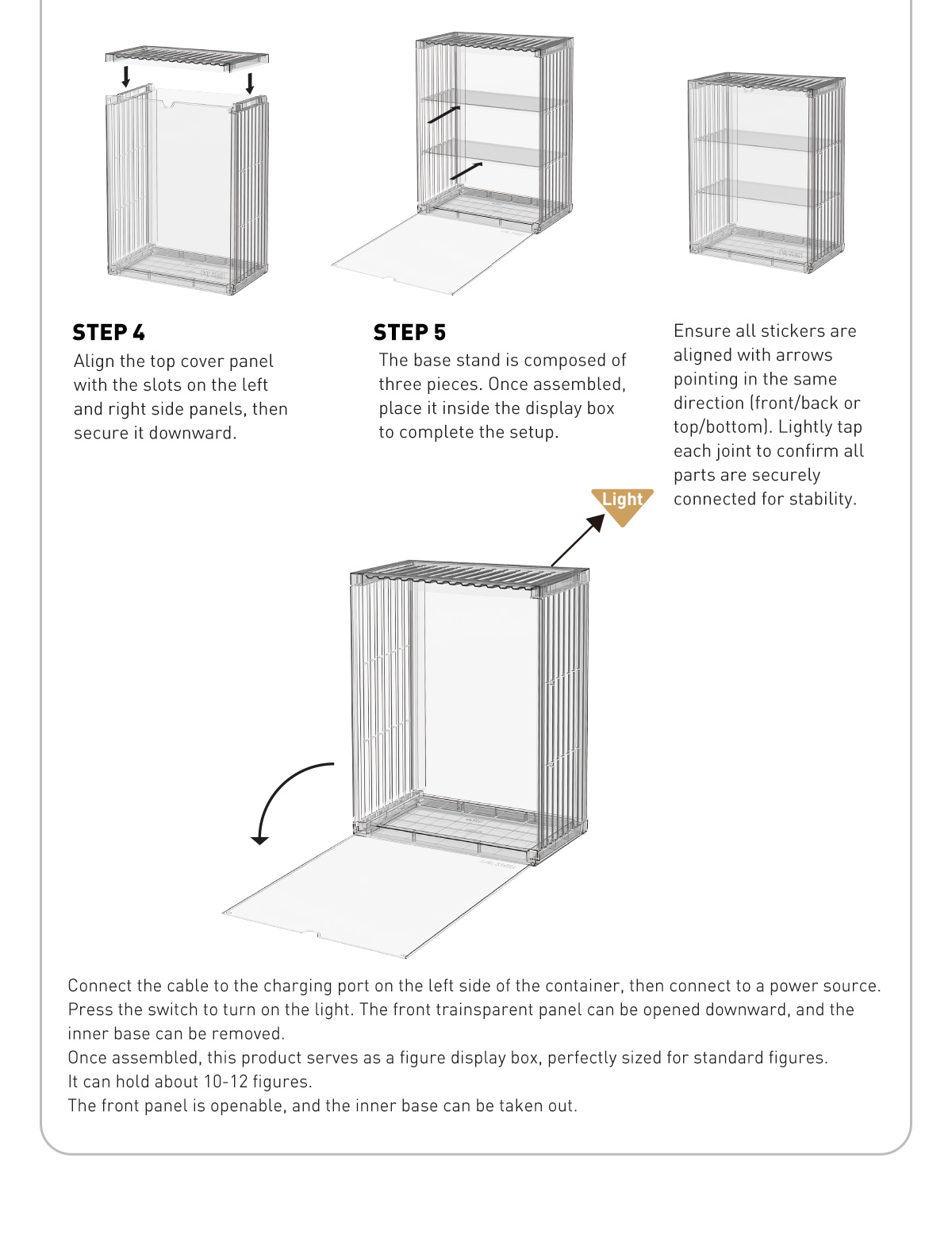 POP MART 400% Assemblable Lighted Display Container - POP MART (Japan) POP MART 400% Assemblable Lighted Display Container - POP MART (Japan)