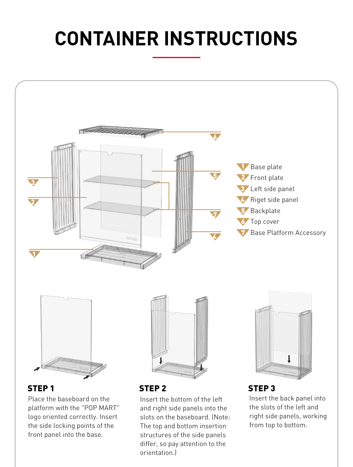POP MART 400% Assemblable Lighted Display Container - POP MART (Japan)