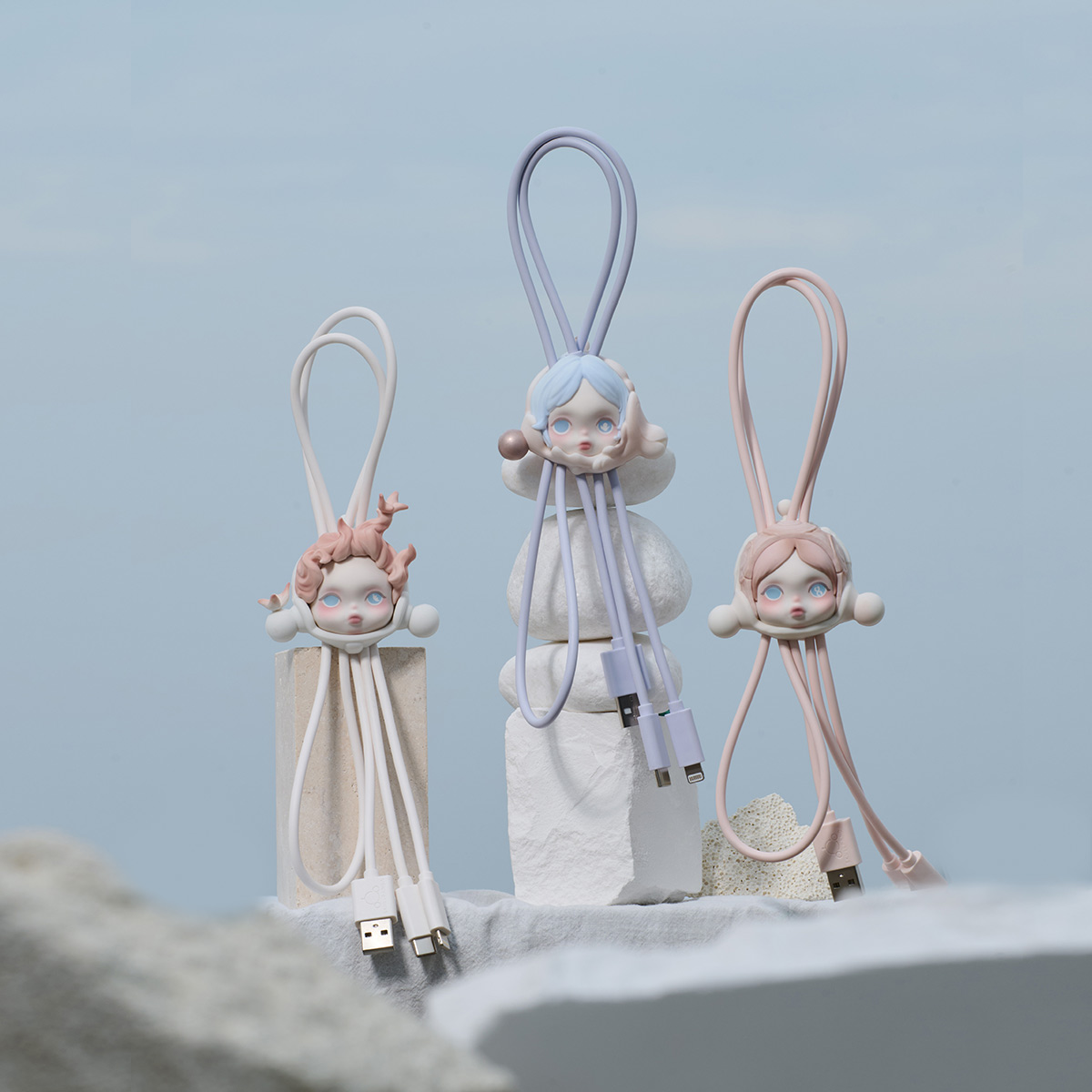 SKULLPANDA The Paradox シリーズ ケーブル - POP MART (Macao, China)