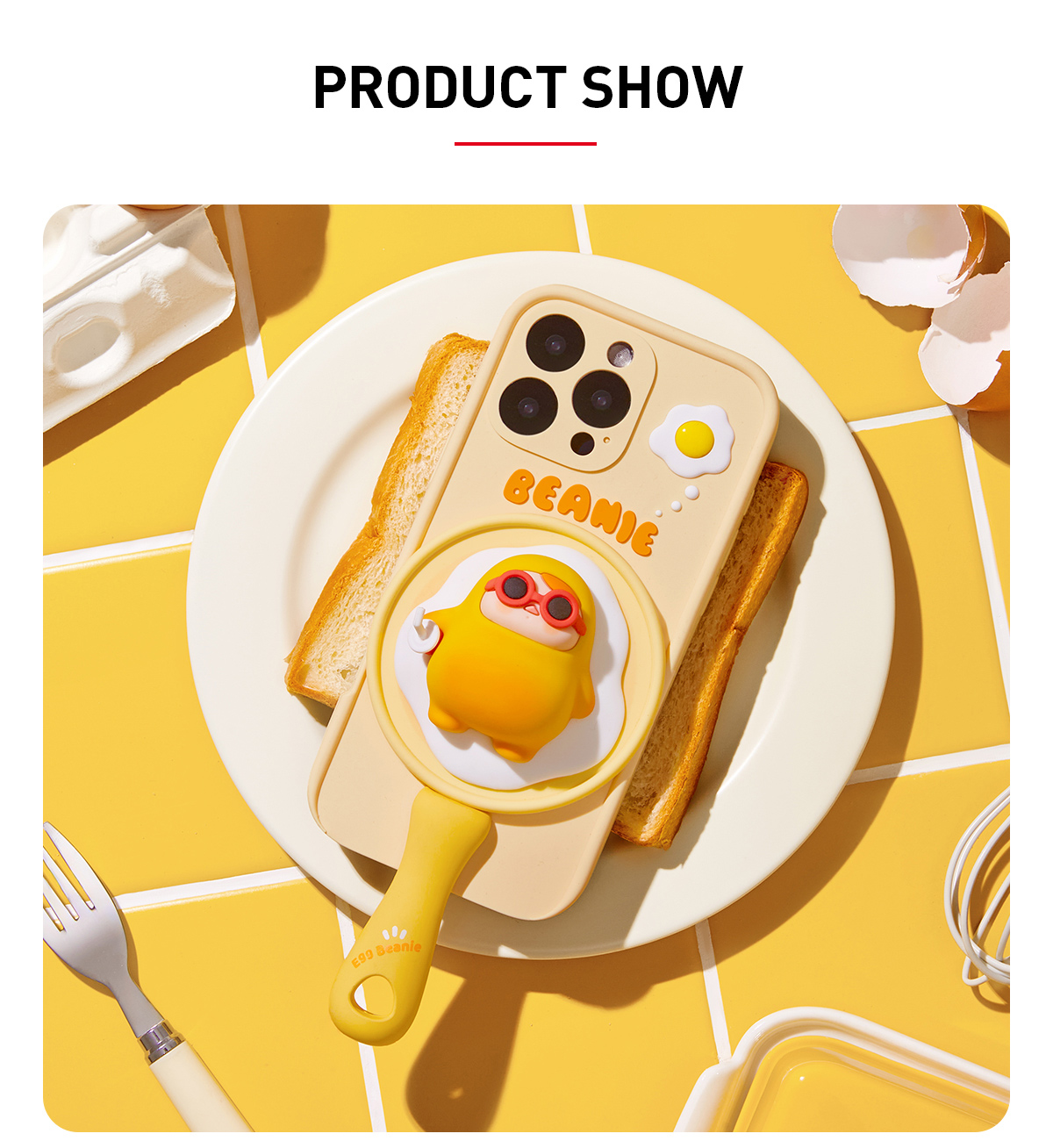 PUCKY Egg Beanie Series-Phone Case for iPhone - POP MART