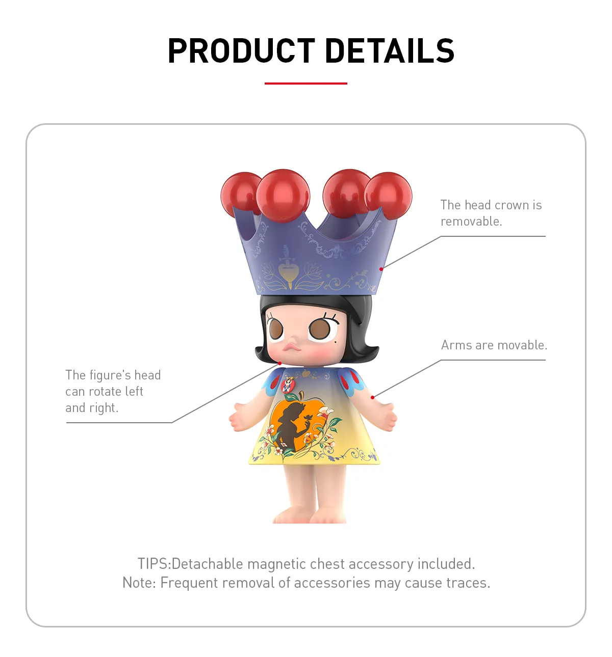 MEGA ROYAL MOLLY 400% Snow White - POP MART (Australia)