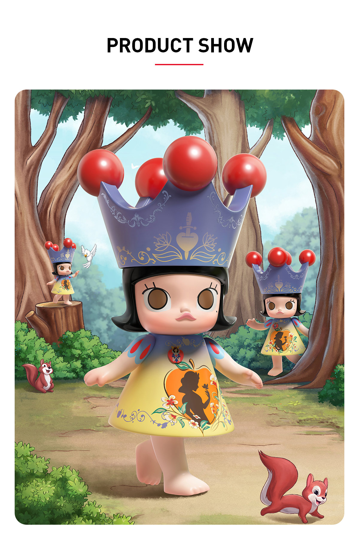 MEGA ROYAL MOLLY 400% Snow White - POP MART (Hungary)