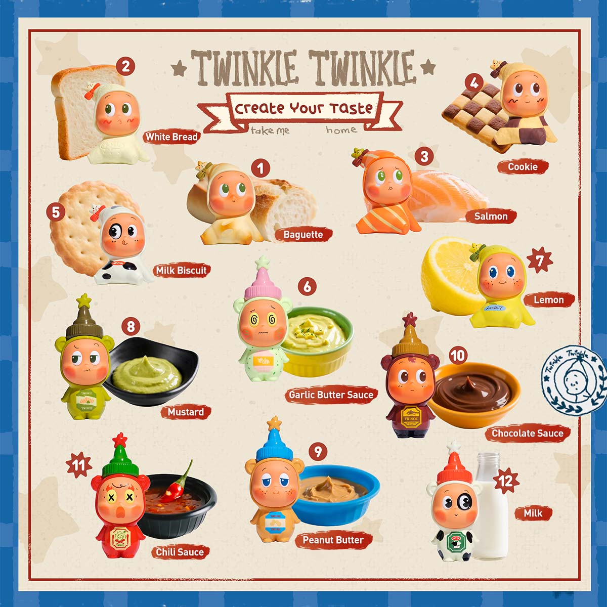 その他 POPMART TwinkleTwinkle Create Your Taste Twinkle Twinkle Create Your Taste Series Figures - POP MART