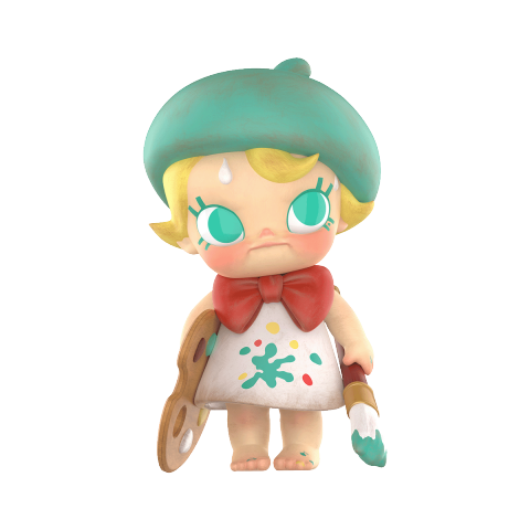Baby Molly Future Painter Figurine - POP MART (Macao, China)