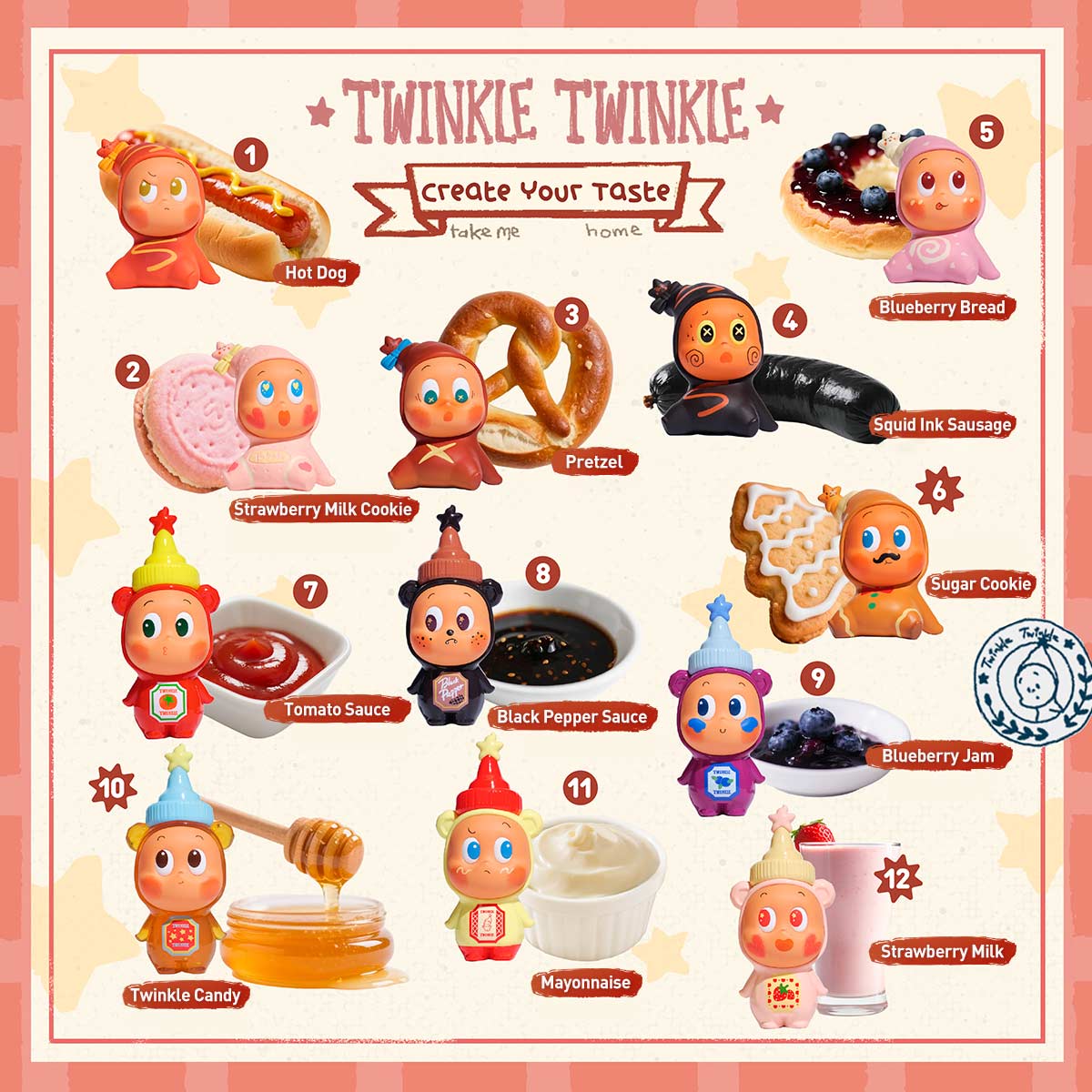 Twinkle Twinkle Create Your Taste シリーズ-B - POP MART (Japan)