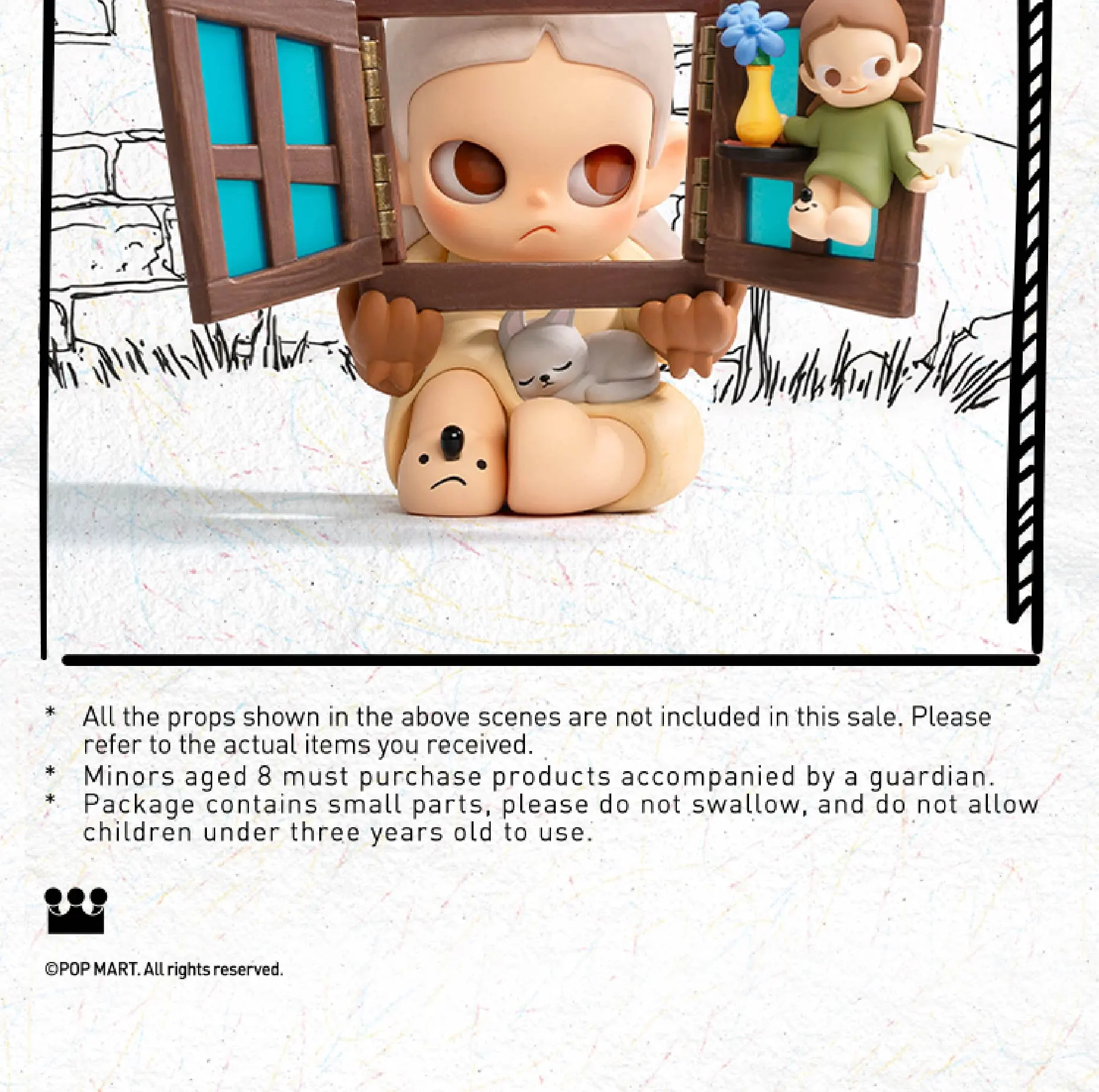 Window Figure Zsiga Through Another Window Figure - POP MART (South Korea)