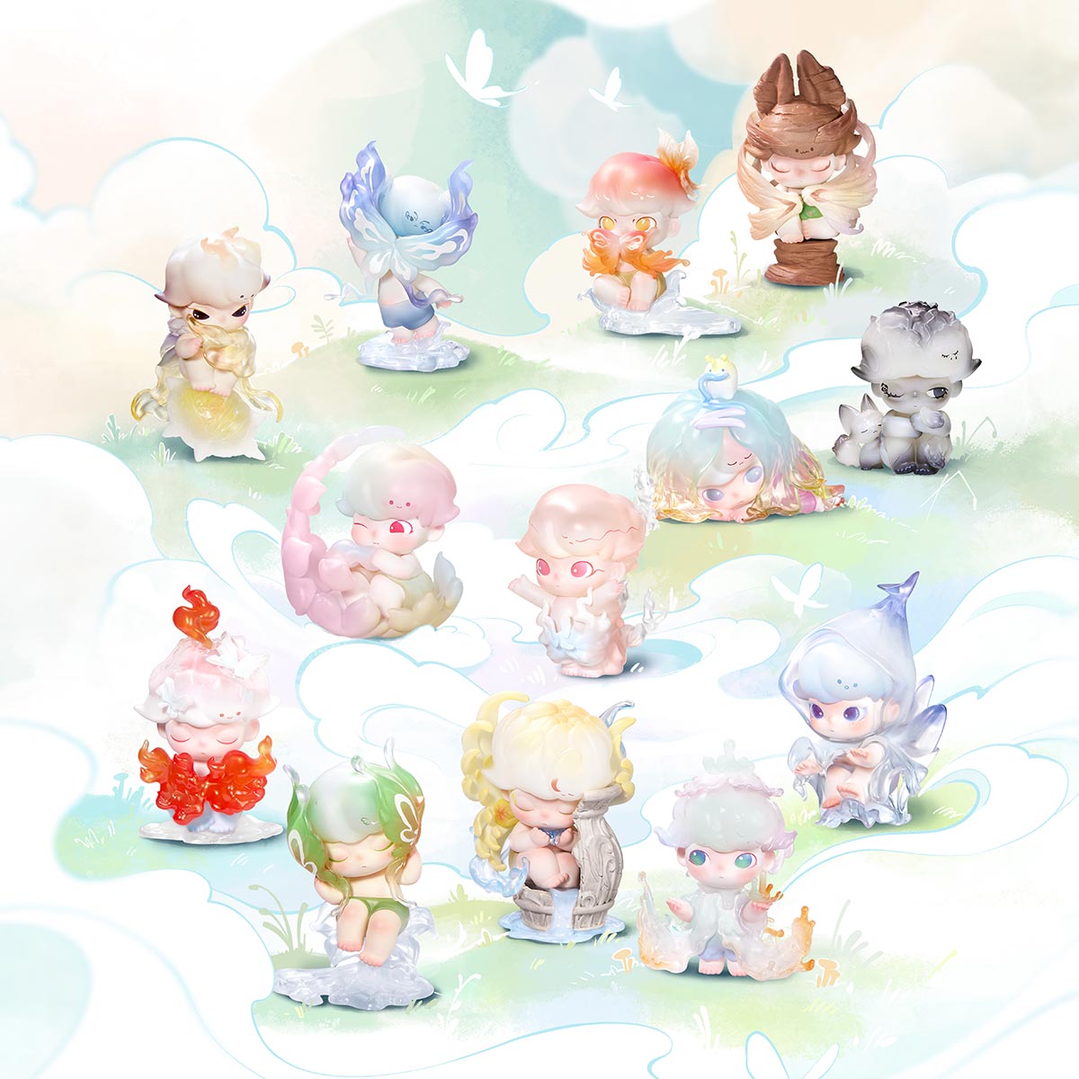 DIMOO Shapes in Nature シリーズ 3点 DIMOO Shapes in Nature Series Figures - POP MART (United States)